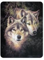 Opakowanie Diamentowa mozaika Wilki w sosnach nocą NO-1007058