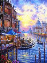 Opakowanie Diamentowa mozaika Włochy gondole na wodzie 60611