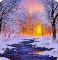 Opakowanie DIAMENTOWA MOZAIKA ZIMA RZECZNY NURT NO-2000734