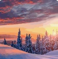 Opakowanie DIAMENTOWA MOZAIKA ZIMA WIDOK Z GÓRSKIEGO SZLAKU NO-2000737