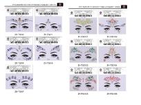 Opakowanie Diamentowe naklejki na twarz MIX