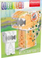 Opakowanie Dino Velociraptor Cube Head MCH000113