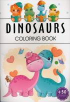 Okładka książki Dinosaurs Coloring Book