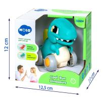 Opakowanie Dinozaur interaktywny z napędem niebieski