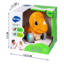 Opakowanie Dinozaur interaktywny z napędem pomarańczowy