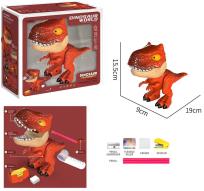 Opakowanie Dinozaur przybornik szkolny temperówka