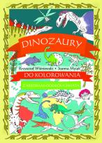 Okładka książki Dinozaury do kolorowania. Z kredkami dookoła...