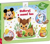 Okładka książki Disney Maluch Odkryj z nami las OK-9202