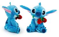 Opakowanie Disney maskotka pluszowa Stitch z różą 25cm