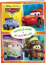 Okładka książki Disney Pixar auta Naklejam i koloruję NAK-9113