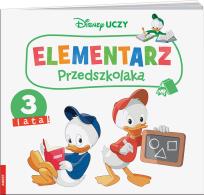 Okładka książki Disney Uczy. Elementarz przedszkolaka. 3 lata
