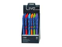 Opakowanie Display Długopis VSN LIVE F20 0,7mm wkład olejowy 36 szt. 6001179