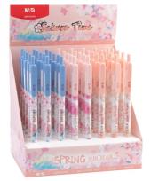 Opakowanie Długopis automatyczny Sakura Spring niebieski MG display 40 szt.
