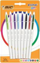 Opakowanie Długopis BIC Cristal Up AST+FUN 8 kolorów blister