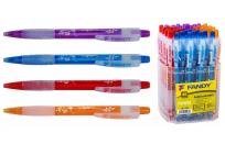 Opakowanie Długopis Flowers niebieski (40szt)