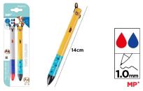 Opakowanie Długopis ścieralny dwukolorowy pieski 2szt