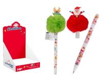 Opakowanie Długopis świąteczny Mikołaj renifer (12szt)