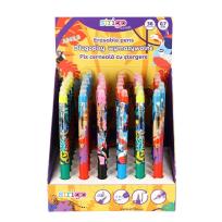 Opakowanie Długopis wymazyw. Jungle (36szt) niebieski STRIGO