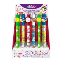 Opakowanie Długopis wymazywalny ze skuwką Piłki (36szt)