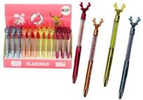 Opakowanie Długopis z diamentami Jeleń 0,7mm czarny MIX