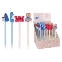 Opakowanie Długopis z zatyczką Sea czarny (12szt)