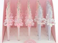 Opakowanie Długopis z zawieszką kwiatek z brokatem (20szt)