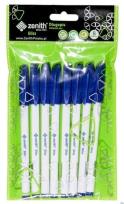 Opakowanie Długopis ze skuwką 0,5 mm Zenith Gliss niebieski 8szt.