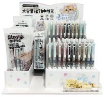 Opakowanie Długopis żelowy automat. Cats czarny (136szt) M&G