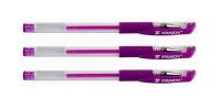 Opakowanie Długopis żelowy Fandy fioletowy (12szt)