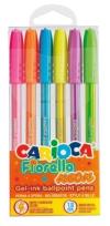 Opakowanie Długopis żelowy Fiorella neon 6szt CARIOCA