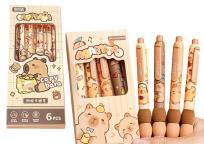 Opakowanie Długopisy z kapibarą 6szt