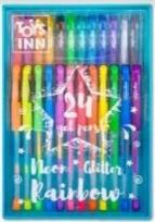 Opakowanie Długopisy żelowe 24szt STnux