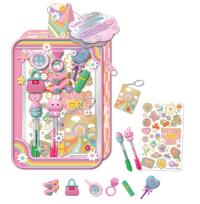 Opakowanie Długopisy żelowe z notesikiem i breloczkiem Tęcza