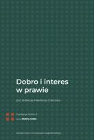 Okładka książki Dobro i interes w prawie