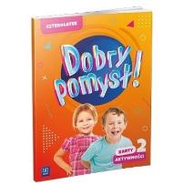 Okładka książki Dobry pomysł! Czterolatek. Karty aktywności cz.2
