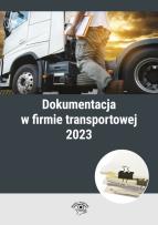 Okładka książki Dokumentacja w firmie transportowej 2023