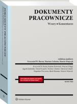 Okładka książki Dokumenty pracownicze. Wzory. Komentarze