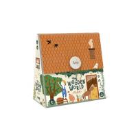 Opakowanie Drewniana układanka Farma Mój Drewniany Świat