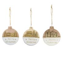 Opakowanie Drewniana zawieszka