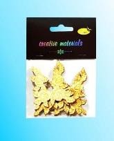 Opakowanie Drewniane elementy w kształcie róż 7,5cm 3szt