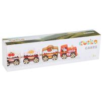 Opakowanie Drewniany pociąg Ciasteczka