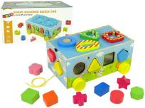 Opakowanie Drewniany sorter na kółkach edu Figury geometr.