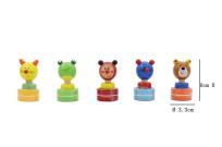 Opakowanie Drewniany stempelek z tuszem mix