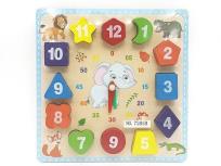 Opakowanie Drewniany zegar magnetyczny