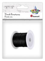 Opakowanie Drucik florystyczny 0,3mm 20m czarny