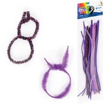 Opakowanie Druciki kreatywne 30 cm 20 szt. fioletowe Fiorello GR-CH020