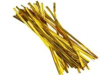 Opakowanie Druciki w plastiku złote 18cm 50szt