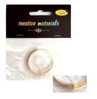 Opakowanie Drut miedziany 0.3mm 10 mb złocisty