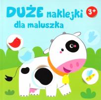 Okładka książki Duże naklejki dla maluszka 3+ - Krówka