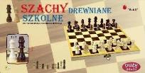 Opakowanie Duże szachy szkolne drewniane